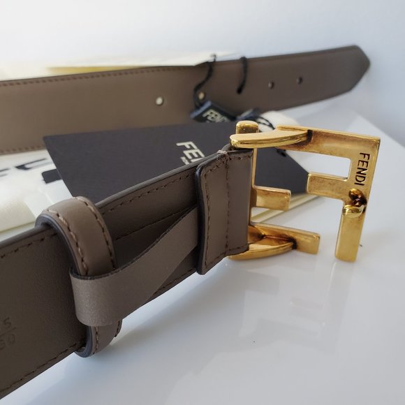 Fendi Brown Leather Belt main image 8